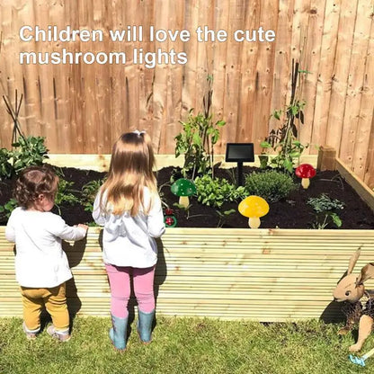 Solar Mushroom Garden Lights