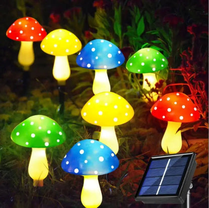 Solar Mushroom Garden Lights